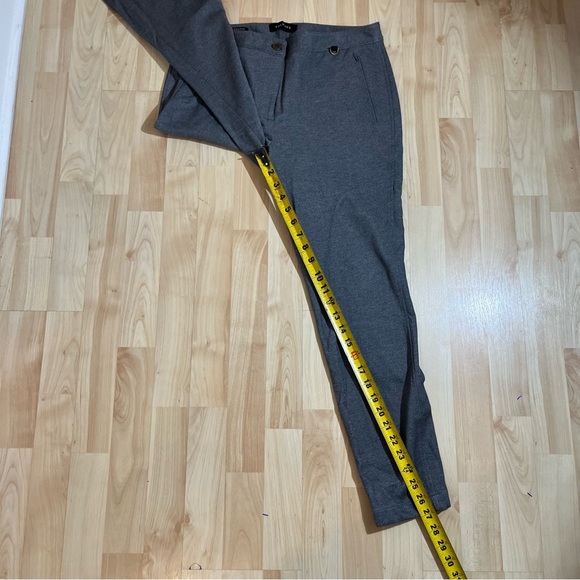 Talbots Womens Size 8P Grey Skinny Ankle Womens Dress Pants High Rise - Picture 3 of 7